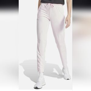 NWT Adidas Sereno Women's Pink 3stripe Slim Tapered Jogger Pants Suze Xl